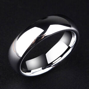 Smooth Plain Titanium Stainless Steel Mens Man Womens Band Ring jewelry size 13