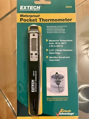 EXSTECH EXTECH Advantage : INSTRUMENTS 39240 Waterproof Pocket Thermometer
