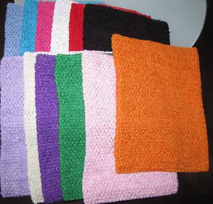 NUEVO Niñas JR. 14" ancho XL Crochet Tutú Top tubo elástico talla 7 - 16 años - Imagen 1 de 9