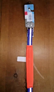 Weaver Terrain Hund reflektierend gefüttert kleines Halsband 3/4" x 13" dunkelblau mit orange - Bild 1 von 2