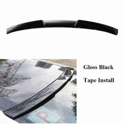 Gloss Black  Rear Roof Spoiler Wing Fit For  AUDI A4 B8 B8.5 Sedan 2009-2016 Foto 1 de 4