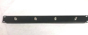4-Wege Front Rack Halterung Panel 4 Pass-Thru GOLD BNC für drahtlose Mikro Antenne FMP4 - Bild 1 von 3