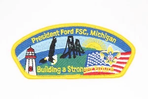 Field Service Council CSP Michigan MI Boy Scouts Patch BSA Free Shipping - Picture 1 of 2