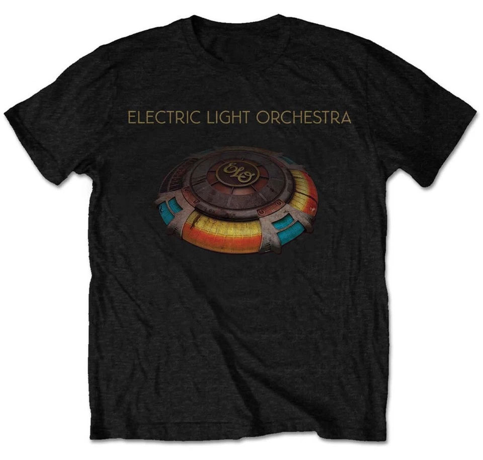 Electric Light Orchestra Mr Blue Sky Album Black T-Shirt NEW OFFICIAL - Image 1 of 1