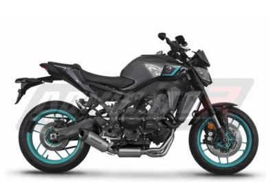 SCARICO COMPLETO HP8 TITANIO YAMAHA MT09 MT 09 / FZ 09 2024 2025 - Imagem 1 de 2