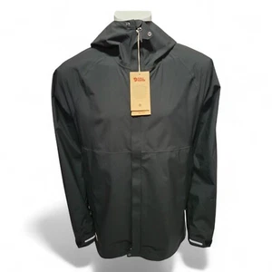 NWT FJALLRAVEN High Coast Hydratic Trail Jacket Mens XL in BLACK - $275 RETAIL - Picture 1 of 15