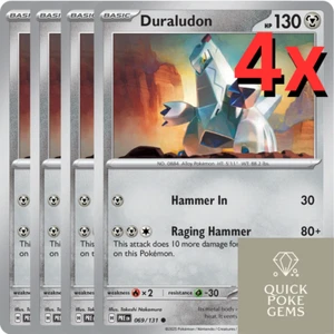 4x Duraludon Playset - SCR / PRE -  Pokemon TCG - NM - Imagen 1 de 1
