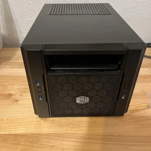 Cooler Master Elite 130 Mini-ITX PC Computer Case Black SFF Enclosure - Afbeelding 1 van 9