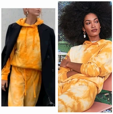 WSLY BANDIER 2-pc EcoSoft tie-up jogger goop hoodie sweatpants lounge set $305 m - Image 1 of 4