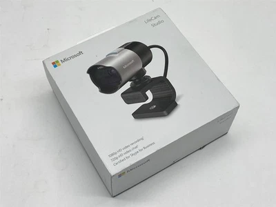 Microsoft 1425 LifeCam Studio 1080p HD USB Webcam Web Cam Q2F-00013 NEW - Image 1 of 4