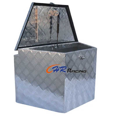 34"x19"x18" Aluminum Trailer Tongue Tool Box for Camper Truck Storage w/Lock+Key - Image 1 of 4