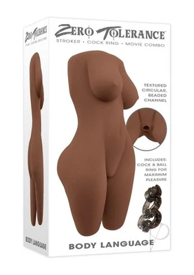 Zero Tolerance Body Language Stroker - Chocolate - Image 1 of 4
