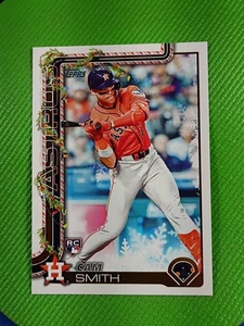 2025 Topps Holiday Cam Smith Rookie Card #H121 Houston Astros⚾ - Bild 1 von 8