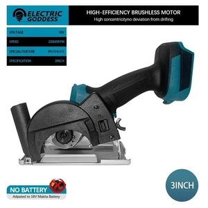 FOR Makita 18V 3inch Mini Compact Circular Saw 20000RPM Brushless Cordless - Picture 1 of 7
