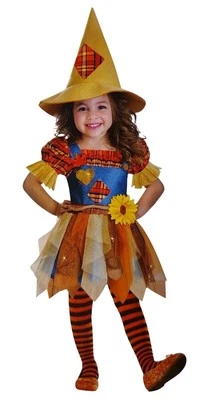 Celebrate Toddler 3T/4T Scarecrow Cutie Complete 2 Piece Halloween Costume - Image 1 of 4