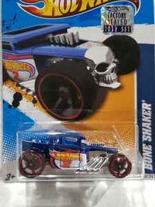 Hot Wheels Racing Bone Shaker #180/247 Blue Factory Sealed 2012 - Picture 1 of 8