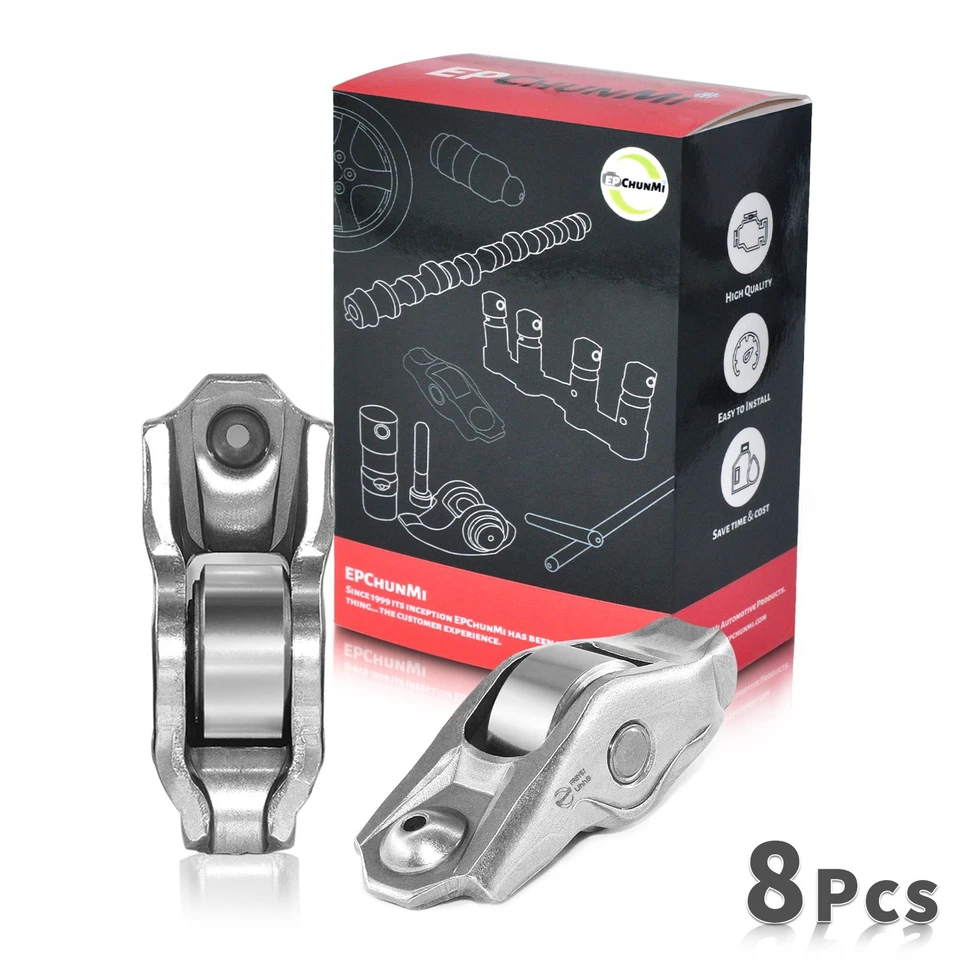 EPChunMi 8Pcs Rocker Arms Kit Replaces MR-929 8AE-6564-AA for Ford 4.6 5.4 6.8L - Image 1 of 4