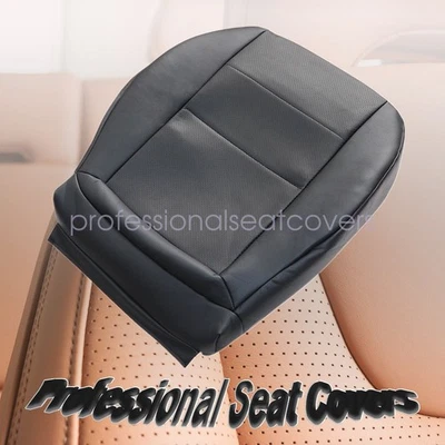 Cubierta de asiento inferior de cuero negra para Mercedes Benz GLK350 2008-2015 del conductor delantero Foto 1 de 4