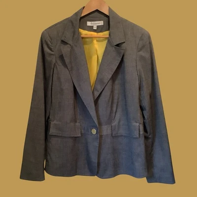 Chaqueta Blazer Harve Bernard Gris Mujer Talla XL Foto 1 de 3