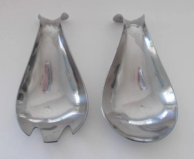 Trudeau Serving Salad Fork & Spoon MCM Fun Set 8" Long x 4" Wide - Image 1 of 4