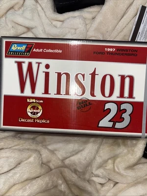 🏁 1997 Jimmy Spencer #23 Winston Ford Thunderbird Die Cast Meatle réplica Foto 1 de 4