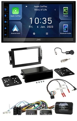 JVC DAB Bluetooth Lenkrad USB 2DIN Autoradio für Dodge Jeep - Bild 1 von 4