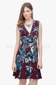 ROBERTO CAVALLI DRESS FORBIDDEN FRUIT FLORAL PRINT SLEEVELESS $1,950 IT 42 US 6 - Picture 1 of 13