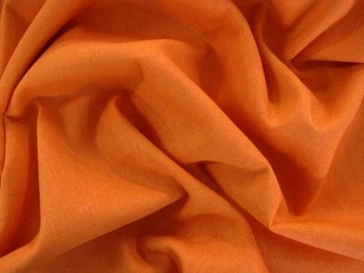 LEINEN VISKOSE Stoff leicht weich klassisch elegant Kleider ORANGE EUR 12,98/m - Bild 1 von 2