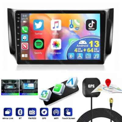For Nissan Sentra Sylphy 2013-2017 Android 13 Car Stereo Radio GPS Carplay WIFI - Image 1 of 4