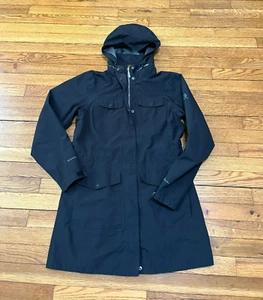 Eddie Bauer Jacket Weatheredge Travex Packable Windbreaker Jacket Black Womens S - Picture 1 of 6