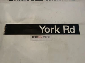 York Road - Leeds März 1984 Zielbus Jalousie 37"" IDEALES GESCHENK - Bild 1 von 12