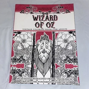 Coloring Books for Grownups Wizard of Oz: Vintage Coloring Books for Adults READ - Picture 1 of 20