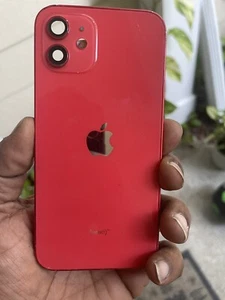 Apple iPhone 12 - Carcasa Trasera Tapa Cristal (Rojo) Usado Original Apple - Imagen 1 de 8
