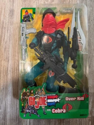 G.I. "Figura de acción Joe vs Cobra Over Kill 12"" Spy Troops Hasbro 2003 nueva" Foto 1 de 4