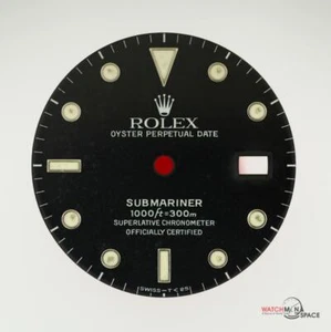 Original Men's Rolex Submariner 40mm Date 16800 16610 Gloss Black Dial S/S #A34 - Picture 1 of 8