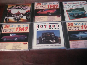 32 HOT ROD RUBBER BURNIN INSTRUMENTALS & 92 SOUND TRACKS BUILT FOR SPEED 6 CDSET - Picture 1 of 1