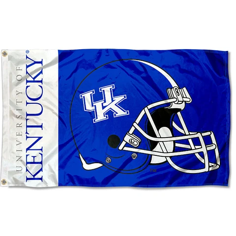 Kentucky Wildcats Football Helmet Flag Large 3x5 Cover