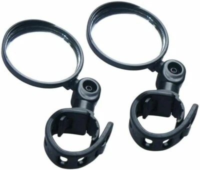 2 x MTB Mountain Bike Handle Bar 360 Rotatable Convex Bicycle Rear-view Mirror - Image 1 of 4