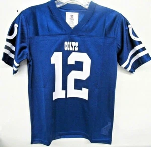 NFL Indianapolis Colts #12 Andrew Luck Niños Camisa Talla Pequeña 6/7 - Imagen 1 de 3