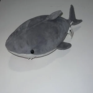 Kohls Cares Plush Gilbert the Great White Shark 14" Stuffed Gray White Soft Toy - Picture 1 of 9