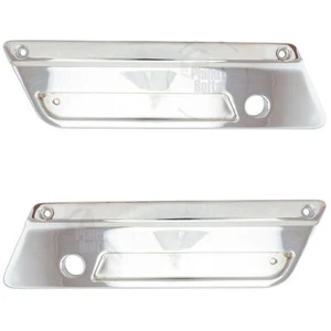 Chrome Hard Touring Bags Harley Davidson FLH Road King Saddlebag Latch Cover - Picture 1 of 2