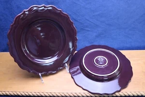 Southern Living SAVANNAH BROWN Salad Plates Set of 2 - Picture 1 of 3
