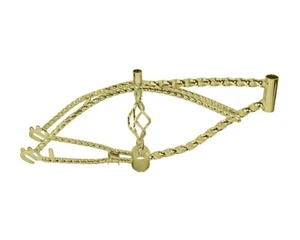Cuadro Lowrider trenzado 16 jaulas dorado. - Imagen 1 de 1