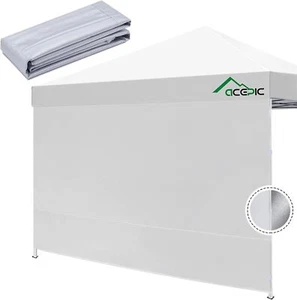 Instant Canopy Tent SideWalls with Silver Coating for 10x10 FT Pop Up Canopy,... - Picture 1 of 6