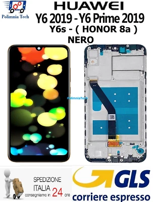 Écran Tactile LCD Noir Y6S - Y 6 S - MRD - LX1 LX2 - MRD - LX1F GLS - Photo 1/4