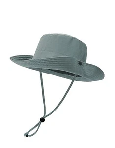 Kids Sun Hat Boy Bucket Hat Wide Brim Breathable UPF 50+ Girl Fishing Hat Sum... - Picture 1 of 6