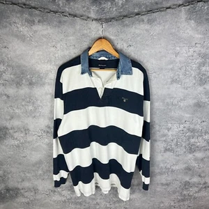 Polos Gant para hombre rugby a rayas multicolor algodón talla XL - Imagen 1 de 8