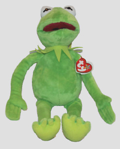 Ty Disney Muppets Kermit the Frog 16" plush stuffed animal Beanie Buddies 2013