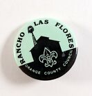 Vintage Rancho Las Flores Orange County BSA Boy Scout Uniform Button Metal Pin