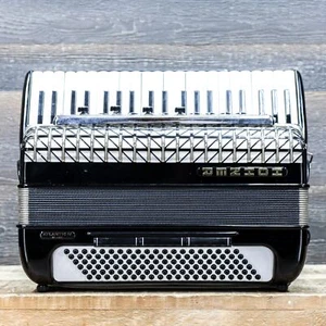 Hohner Atlantic IV DeLuxe with Kent Pick-Up 120-Bass Piano Accordion w/Case - Picture 1 of 24